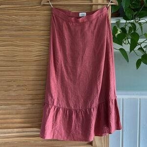 Wilfred Linen Tulip skirt